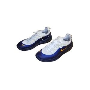 Nike Air Max Axis Men's Size 9.5 White Blue Running Shoes Sneakers AA2146-106
